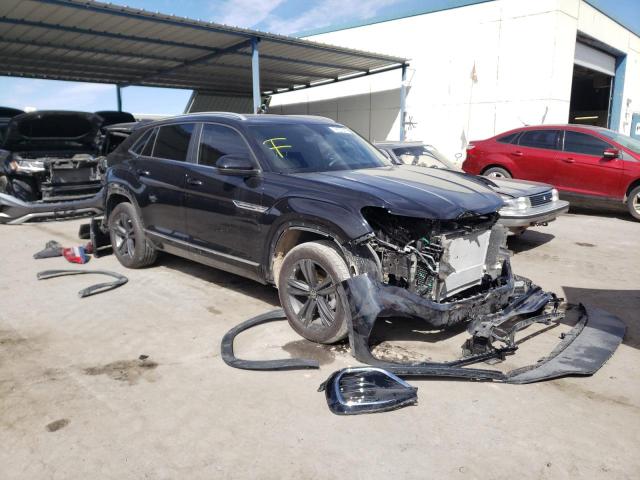 1V2PE2CA2MC240265 - 2021 VOLKSWAGEN ATLAS CROS Черный фото 1