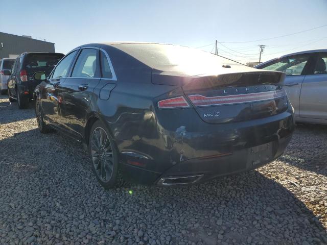 3LN6L2LU9ER809771 - 2014 LINCOLN MKZ HYBRID BLACK photo 3