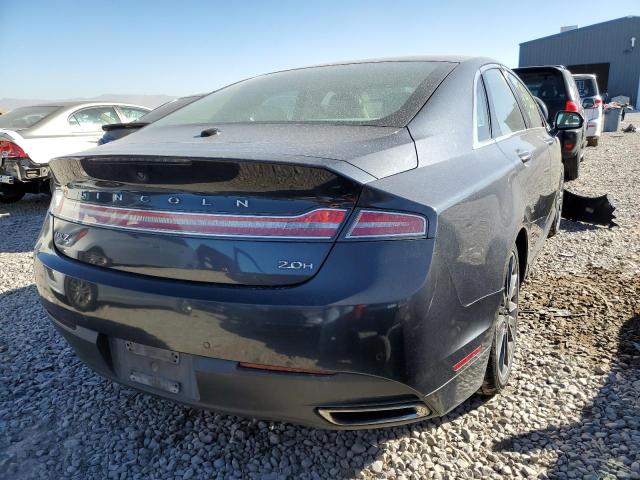 3LN6L2LU9ER809771 - 2014 LINCOLN MKZ HYBRID BLACK photo 4