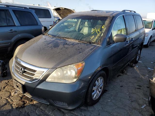 5FNRL38758B111593 - 2008 HONDA ODYSSEY EX GRAY photo 2