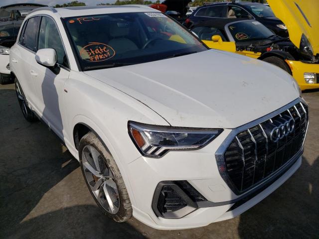 WA1EECF37L1078309 - 2020 AUDI Q3 PREMIUM WHITE photo 1