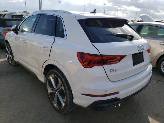 WA1EECF37L1078309 - 2020 AUDI Q3 PREMIUM WHITE photo 3