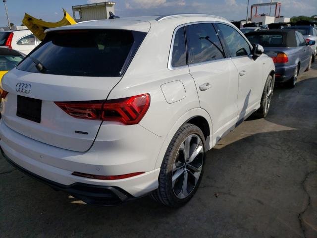 WA1EECF37L1078309 - 2020 AUDI Q3 PREMIUM WHITE photo 4