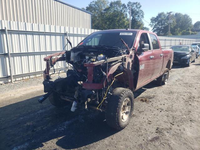 3C6UR5DL1JG361850 - 2018 RAM 2500 SLT BURGUNDY photo 2