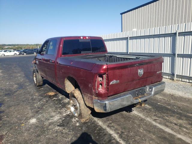 3C6UR5DL1JG361850 - 2018 RAM 2500 SLT BURGUNDY photo 3