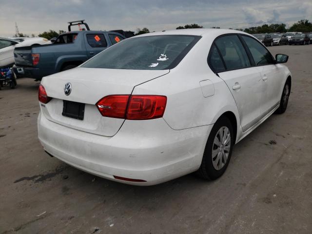 3VW2K7AJ4EM375622 - 2014 VOLKSWAGEN JETTA BASE 白色 照片 4