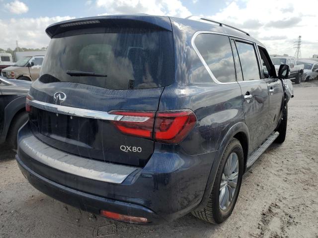 JN8AZ2NF6K9684607 - 2019 INFINITI QX80 LUXE BLUE photo 4