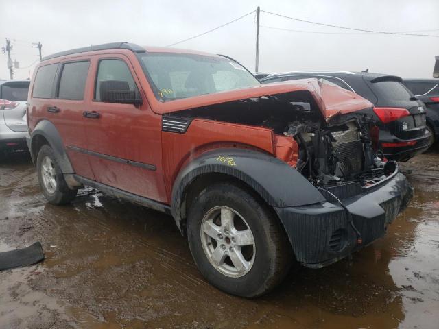 1D8GU28K17W555438 - 2007 DODGE NITRO SXT ORANGE photo 1