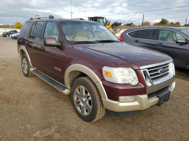 1FMEU74EX7UA83928 - 2007 FORD EXPLORER E BURGUNDY photo 1