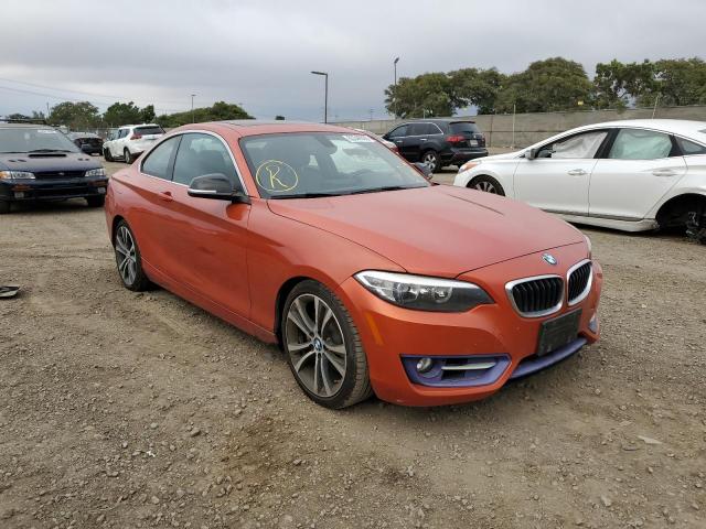 WBA1F5C54EV246306 - 2014 BMW 228 I ORANGE photo 1