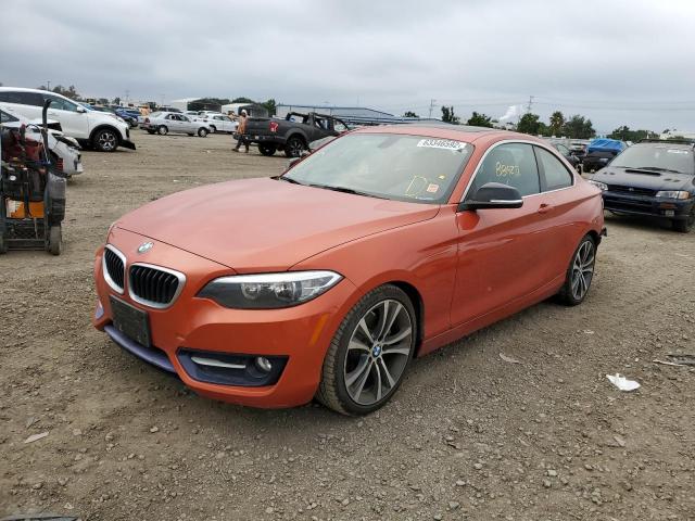 WBA1F5C54EV246306 - 2014 BMW 228 I ORANGE photo 2