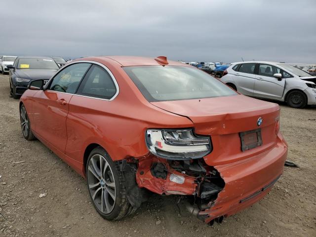 WBA1F5C54EV246306 - 2014 BMW 228 I ORANGE photo 9