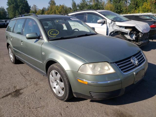 WVWYH63B03E000311 - 2003 VOLKSWAGEN PASSAT GLX GREEN photo 1