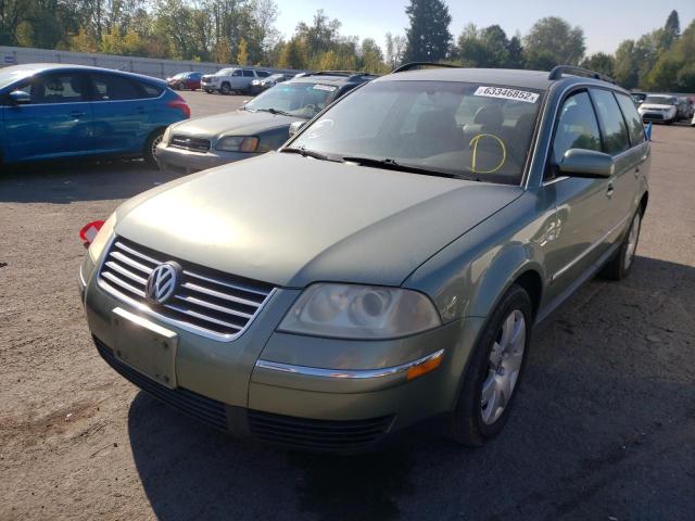 WVWYH63B03E000311 - 2003 VOLKSWAGEN PASSAT GLX Yaşıl foto 2