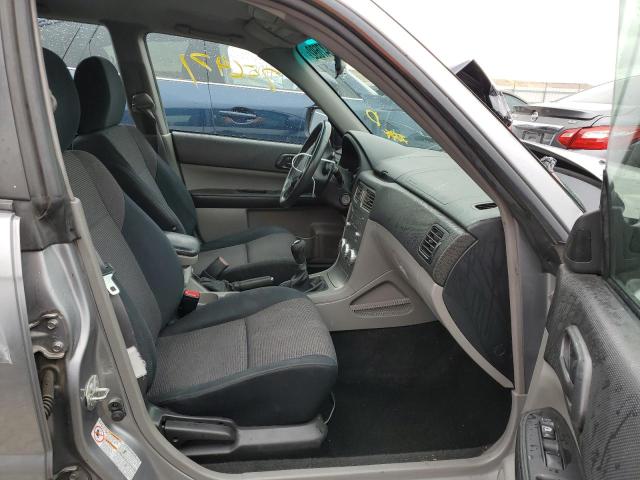 JF1SG666X8G716271 - 2008 SUBARU FORESTER S SILVER photo 5