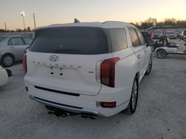 KM8R5DHE2LU167467 - 2020 HYUNDAI PALISADE L WHITE photo 4