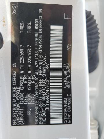 JTJDARBZ7M5032402 - 2021 LEXUS NX 300 BAS 白色 照片 10