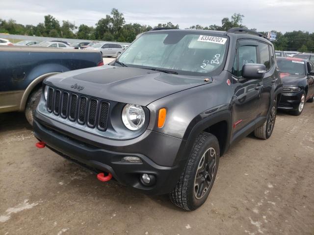 ZACCJBCT0GPD03277 - 2016 JEEP RENEGADE T CHARCOAL photo 2