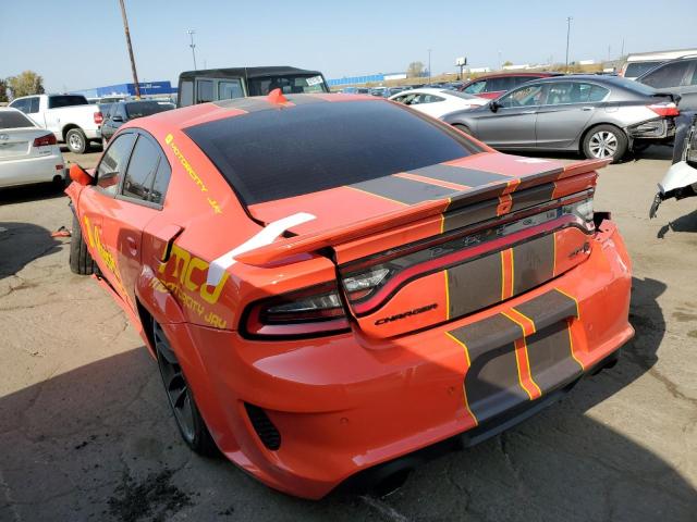 2C3CDXL93NH148316 - 2022 DODGE CHARGER SR ORANGE photo 3