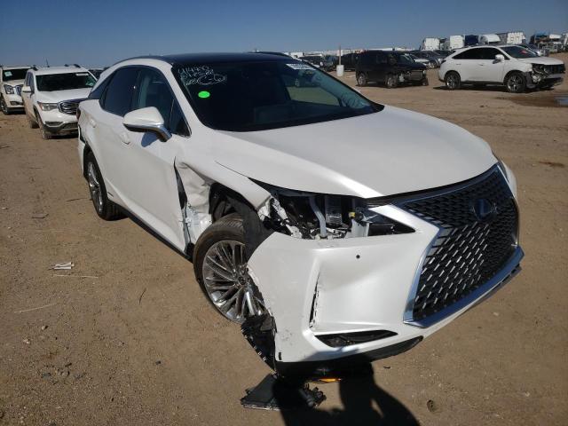 2T2JGMDA1MC060130 - 2021 LEXUS RX 450H WHITE photo 1