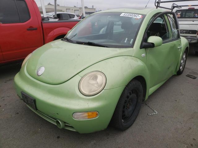 3VWCK21C92M452313 - 2002 VOLKSWAGEN NEW BEETLE 绿色 照片 2
