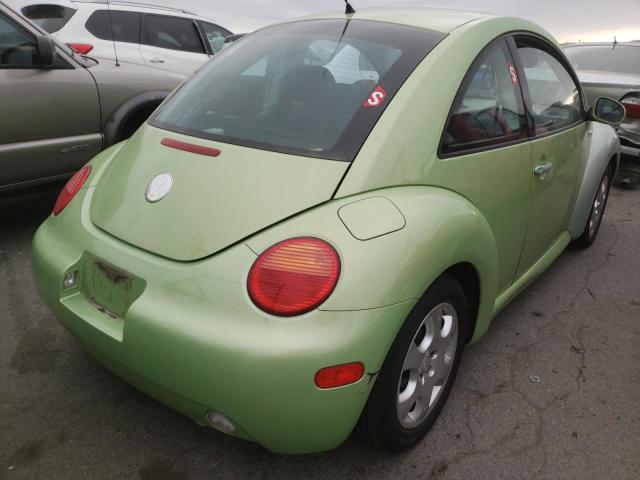 3VWCK21C92M452313 - 2002 VOLKSWAGEN NEW BEETLE 绿色 照片 4