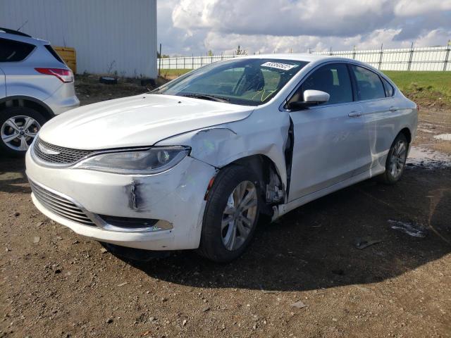 1C3CCCAB6FN652823 - 2015 CHRYSLER 200 LIMITE WHITE photo 2