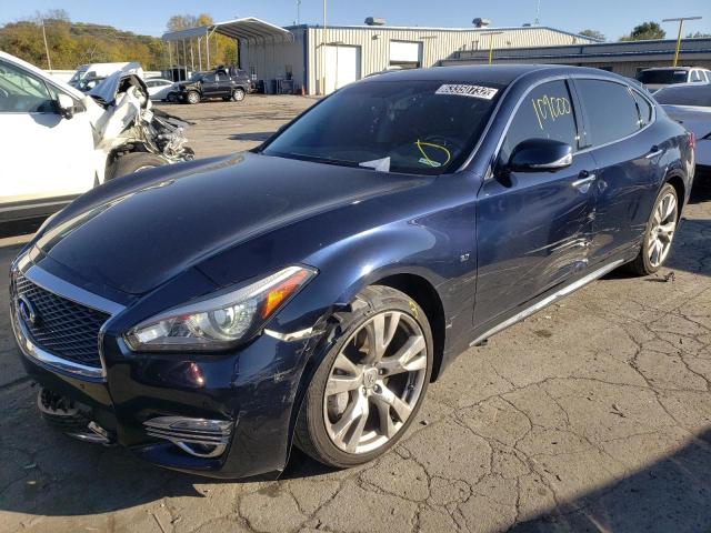 JN1BY1PR6HM210816 - 2017 INFINITI Q70L 3.7 BLUE photo 2