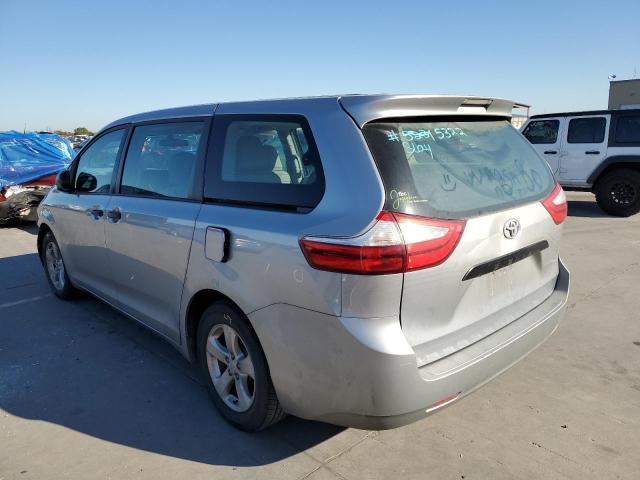 5TDZK3DC7GS704064 - 2016 TOYOTA SIENNA SILVER photo 3