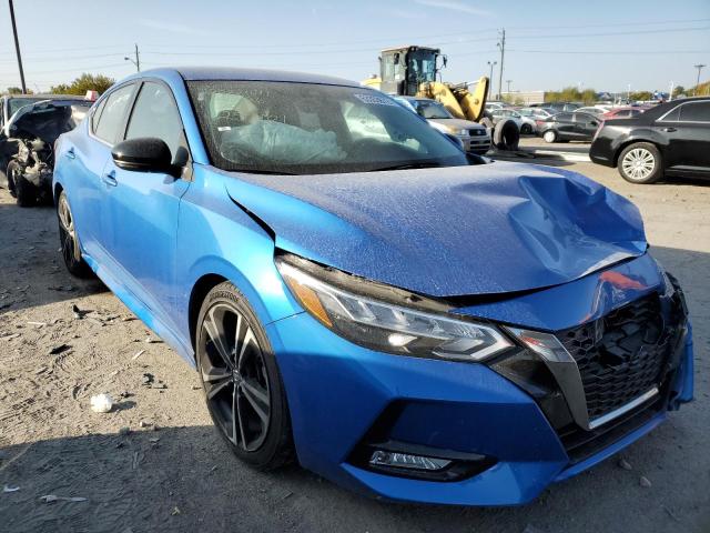 3N1AB8DV3MY259101 - 2021 NISSAN SENTRA SR BLUE photo 1