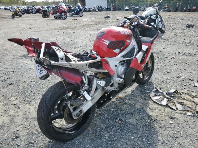 JYARJ04E42A024448 - 2002 YAMAHA YZFR6 L RED photo 4