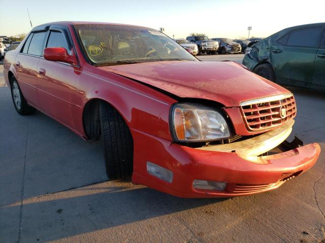 1G6KF57912U137441 - 2002 CADILLAC DEVILLE DT RED photo 1