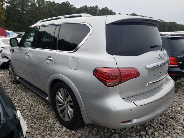 JN8AZ2NEXH9151210 - 2017 INFINITI QX80 BASE SILVER photo 3