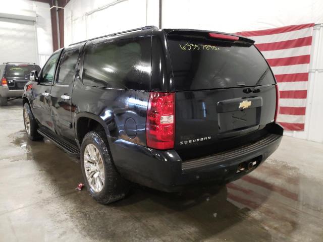 1GNFK16357R349566 - 2007 CHEVROLET SUBURBAN K BLACK photo 3