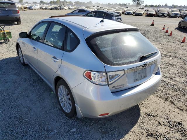 JF1GH6B60AH804822 - 2010 SUBARU IMPREZA 2. SILVER photo 3