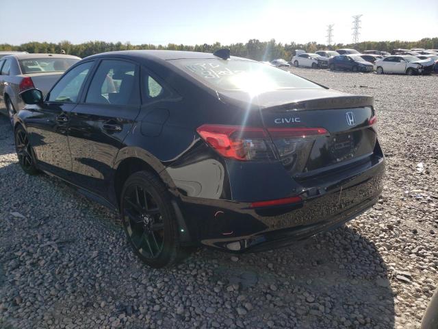 2HGFE2F5XNH560039 - 2022 HONDA CIVIC SPOR 黑色 照片 3