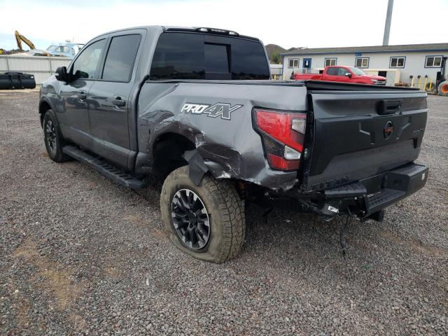 1N6AA1ED8MN506068 - 2021 NISSAN TITAN SV GRAY photo 3