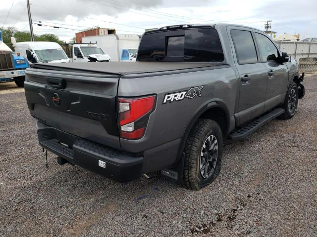 1N6AA1ED8MN506068 - 2021 NISSAN TITAN SV GRAY photo 4