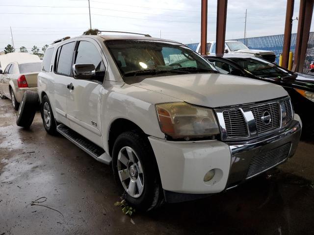 5N1AA08A15N729077 - 2005 NISSAN ARMADA SE WHITE photo 1