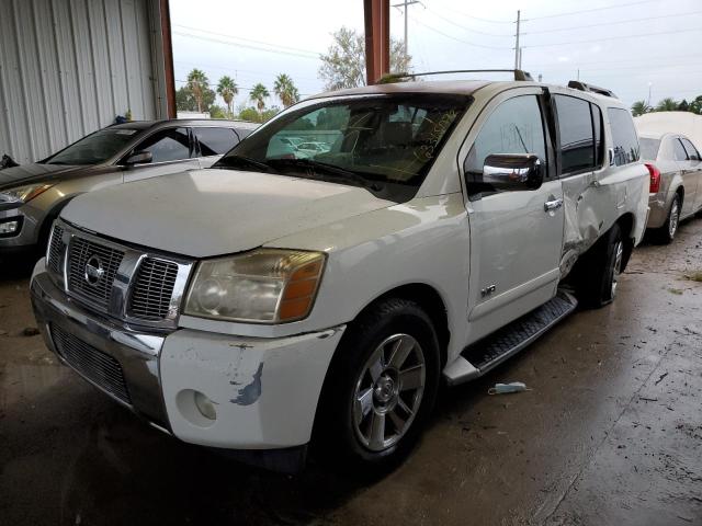 5N1AA08A15N729077 - 2005 NISSAN ARMADA SE WHITE photo 2