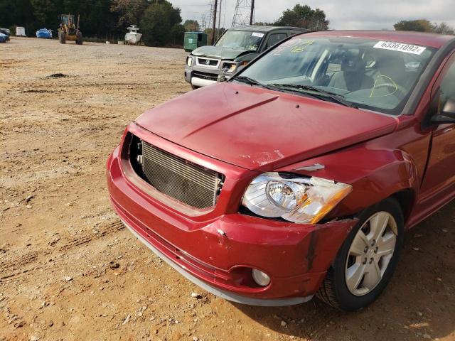 1B3HB48B77D560113 - 2007 DODGE CALIBER SX RED photo 9