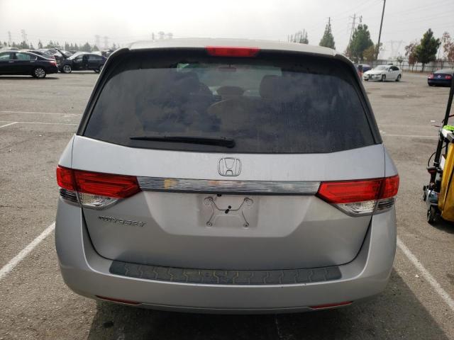 5FNRL5H2XEB116753 - 2014 HONDA ODYSSEY LX SILVER photo 6