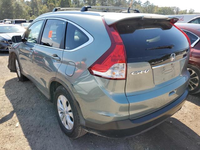 5J6RM3H76CL007949 - 2012 HONDA CR-V EXL TURQUOISE photo 3