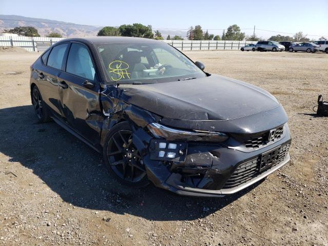 19XFL2H85NE019259 - 2022 HONDA CIVIC SPOR CHARCOAL photo 1