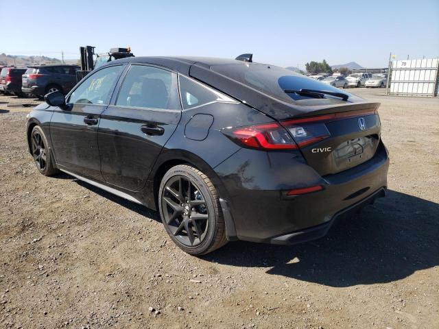 19XFL2H85NE019259 - 2022 HONDA CIVIC SPOR CHARCOAL photo 3