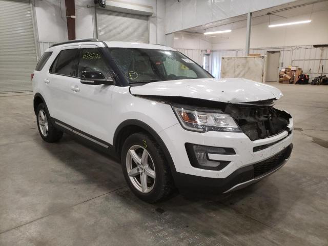 1FM5K8D88HGD05677 - 2017 FORD EXPLORER X WHITE photo 1