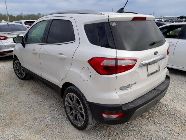 MAJ3P1VE0JC200613 - 2018 FORD ECOSPORT T WHITE photo 3