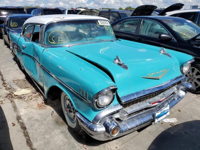 VC57J288706 - 1957 CHEVROLET BEL AIR TURQUOISE photo 1