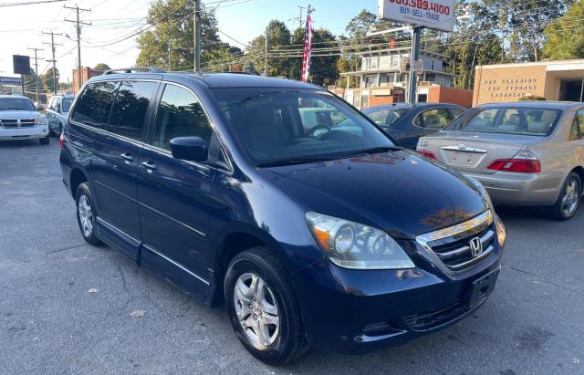 5FNRL38427B065094 - 2007 HONDA ODYSSEY EX BLUE photo 1