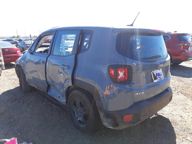 ZACCJBAB1HPF93928 - 2017 JEEP RENEGADE S Boz foto 3